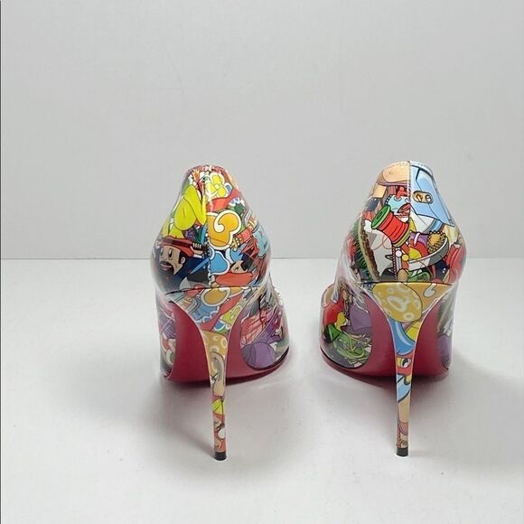 Christian Louboutin Pigalle Follies Print Pumps - Picture 5 of 10